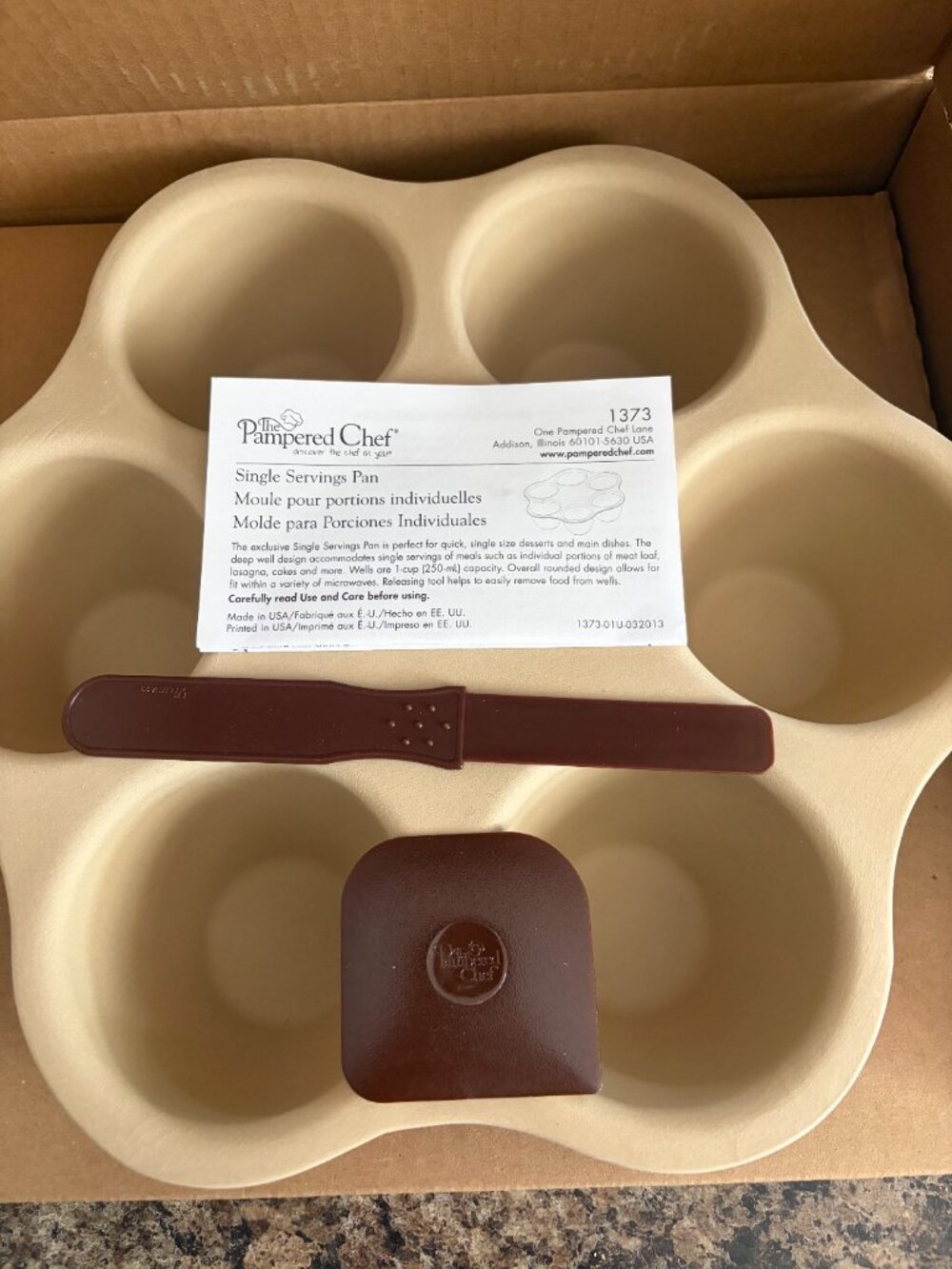 Pampered Chef Single Servings Pan #1373